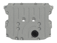 Защита картера Sheriff на БМВ Х3 G01 2017-2024, модель №2, алюминиевый сплав 3 мм, арт:03.3739-2