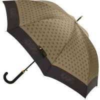 Зонт-трость женский полуавтомат Три Слона, хаки, арт:L2288-4