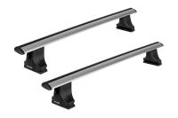 Багажник на крышу Atlant, 8823+8709+8736, крыловидные дуги 1,1м на Рено Кангу (без рейлингов) 1997-2007, арт:21193-28