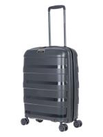 Чемодан маленький L'Case MONACO (S) черный, 56.5х40х21.5, арт:Ch0708