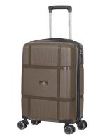 Чемодан маленький L'Case Gua (S) шоколадный, 55,5х35х22, арт:Ch1072