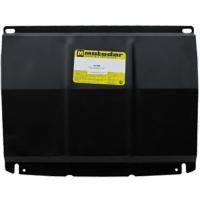 Защита картера и переднего дифференциала Motodor для Мицубиси Паджеро IV 2006-2020, сталь 2мм, арт:MO.61306