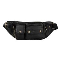 Сумка поясная Polar 21587 черный, 25х14х7, арт:Sum0485