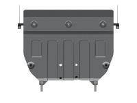 Защита картера и КПП Sheriff для Фольксваген Крафтер 2017-2022, модель №2, алюминий 4мм, арт:26.3519 Aluminium