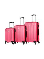 Комплект чемоданов L'Case Bangkok (XS, M, L) розовый, 3 шт., арт:Ch0974