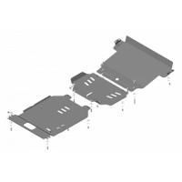 Комплект защиты Motodor для Лексус LX 570 2007-2023, сталь 3мм, арт:MO.12522-2