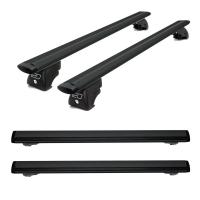 Багажник на крышу ED с замком черные крыловидные дуги 1,25м на Мерседес GLA Класс X156 2014-2019, арт:ED-2024