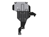 Защита картера Sheriff на Джип Вранглер 2018-2024, модель №5, сталь 3мм, арт:04.3987