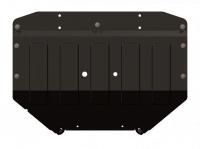 Защита картера Sheriff на Ауди А4 Б6 2000-2004, модель №1, сталь 2мм, арт:02.0226-1