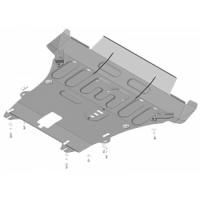 Защита переднего бампера, картера и КПП Motodor для Рено Дастер 2015-2020, сталь 2мм, арт:MO.71701
