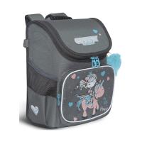 Школьный рюкзак GRIZZLY RAl-294-4 серый, 26х35х16