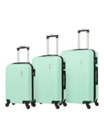 Комплект чемоданов L'Case Krabi (XS, M, L) мятный, 3 шт., арт:Ch1154
