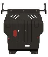 Защита картера и МКП Sheriff для Шкода Октавия 1 Tour от 90 лс 1996-2010, модель №2, сталь 2мм, арт:21.0033