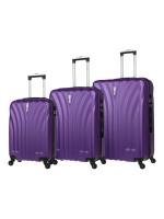 Комплект чемоданов L'Case Phuket (S, M, L) фиолетовый, 3 шт., арт:Ch1041