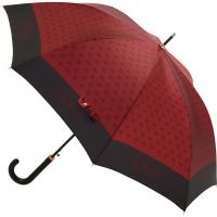 Зонт-трость женский полуавтомат Три Слона, красный, арт:L2288-1