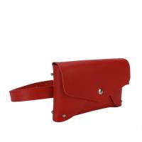 Сумка поясная OrsOro OPS-0150 красный, 17х12х3