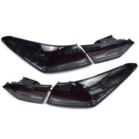 Задние фонари Тойота Камри V70 2018-2021 V7 type, комплект:Л+П, дымчатые, светодиодные, бегущий поворотник, арт:MF-TL-000561