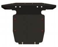 Защита картера Sheriff для Фольксваген Туарег 2010-2014, модель №3, сталь 2,5мм, арт:26.1884