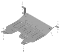 Защита картера и КПП Motodor на Хендай Крета 2021-2022, сталь 2мм, арт:MO.70906 Защита картера и КПП Motodor на Хендай Крета 2021-2022, сталь 2мм, арт:MO.70906