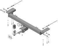 Фаркоп Motodor на Омода С5 2022-2023, арт:99013-E