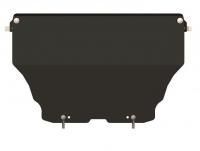 Защита картера Sheriff на Ауди А4 Б8 2007-2011, модель №1, сталь 2мм, арт:02.1483