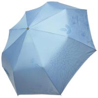 Зонт женский автоматический Три Слона, цветок, голубой, арт:L3897E-3