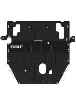 Защита картера и КПП Sheriff на БАИК X35 2022-2024, сталь 1.5мм, арт:61.5450 CP