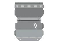 Защита картера и радиатора Sheriff для Мицубиси Паджеро Спорт 3 2016-2024, модель №2, алюминий 5мм, арт:14.2961-1