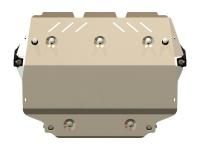 Защита картера и КПП Sheriff для Фольксваген Гольф 5 2003-2009, модель №4, алюминий 5мм, арт:21.1989-2