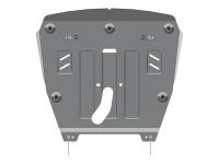 Защита картера и КПП Sheriff на Ниссан Х-Трейл Т32 2015-2023, модель №7, алюминий 4мм, арт:15.2827 V2-1