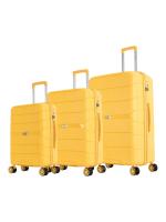 Комплект чемоданов L'Case SINGAPORE (S, M, L) желтый, 3 шт., арт:Ch0995