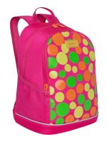 Школьный рюкзак GRIZZLY RG-063-5 ярко-розовый, 28х38х18