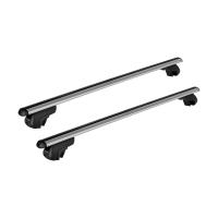 Багажник на крышу Atlant, 8828+8810, аэро дуги 1,26м на Форд Фокус 2 универсал с рейлингами 2005-2011, арт:212685