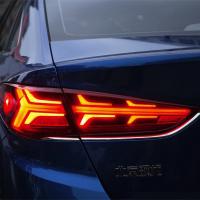 Задние фонари Хендай Соната 2017-2019 модель №1, комплект:Л+П, красные, арт:MF-TL-000503