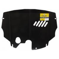 Защита картера и КПП Motodor для Фольксваген Поло 2001-2009, сталь 2мм, арт:MO.02716