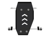 Защита дифференциала Sheriff для Субару Аутбек 2021-2024, сталь 2мм, арт:22.3533-3