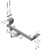 Фаркоп Motodor на Лифан X70 2017-2022, арт:94702-A-2