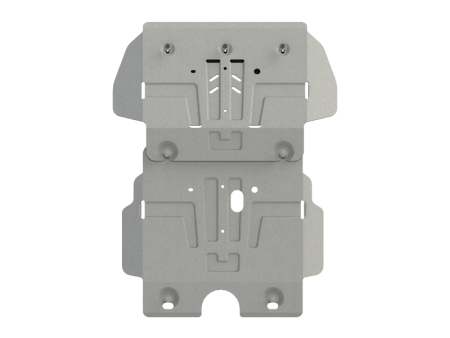 Защита картера Sheriff для Тойота Фортунер 2017-2024, модель №3, алюминий 4мм, арт:24.4623-1