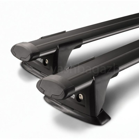 Багажник на крышу Yakima ThruBar, черные крыловидные дуги, S16YB+K980W, на Хендай Элантра 6 2019-2021, арт:213597