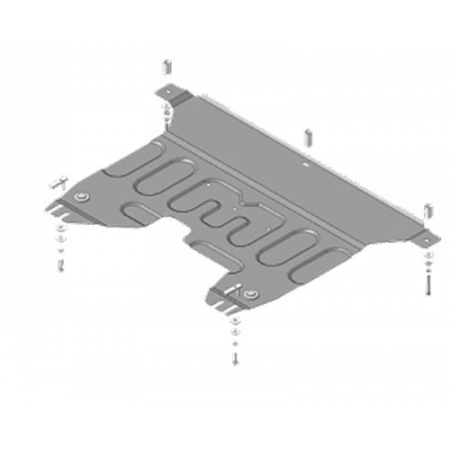 Защита картера и КПП Motodor, сталь 2мм, арт:MO.71009