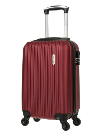 Чемодан маленький L'Case Krabi (XS) винный, 53х33.5х20.5, арт:Ch0606