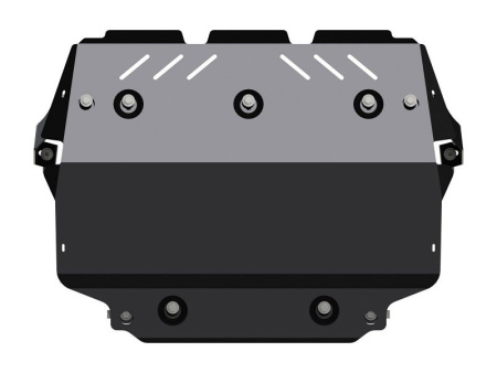 Защита картера и КПП Sheriff для Фольксваген Кадди 2004-2015, модель №3, сталь 2мм, арт:26.1988-2