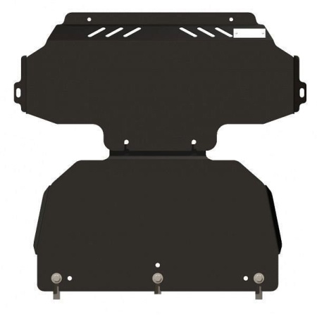 Защита картера Sheriff для Киа Соренто 2006-2009, модель №1, сталь 2,5мм, арт:11.0989