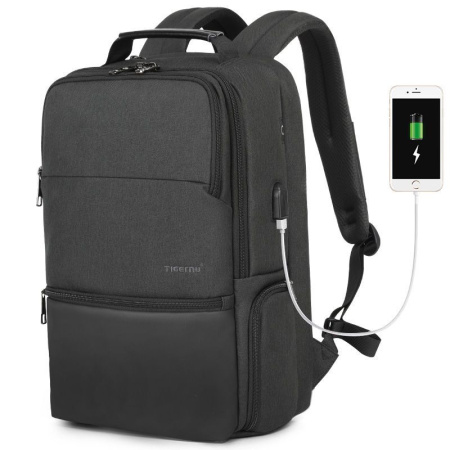 Рюкзак Tigernu T-B3905L черный, 30х50х19