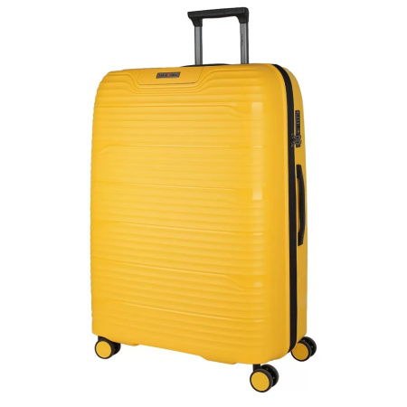 Чемодан большой Eberhart Wave (L) желтый, 77х52,5х30, арт:46W-006-428