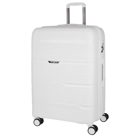 Чемодан большой Eberhart Bliss (L) белый, 76х49х30, арт:47B-010-428