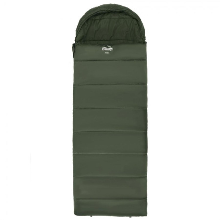Спальный мешок кемпинговый Tramp Taiga 200 XL -5, левый, 220х100, арт:TRS-059L-2-зеленый