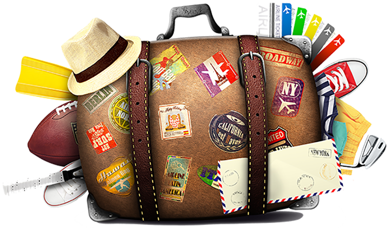 Много чемоданов